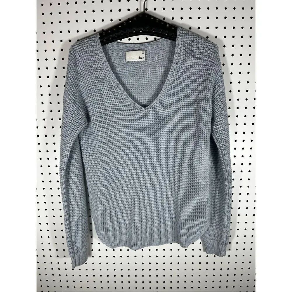Wilfred Free V neck waffle knit sweater size XS
